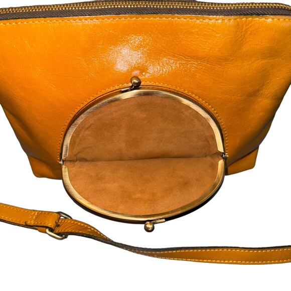 Patricia Nash Avellino Kisslock Leather Crossbody Purse - Picture 6 of 9
